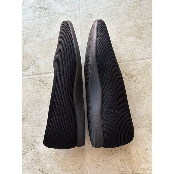 Vivaia Margot Womens Sz 39.5 Cloud Walker Slip On Square Toe Flats Black - Picture 5 of 7